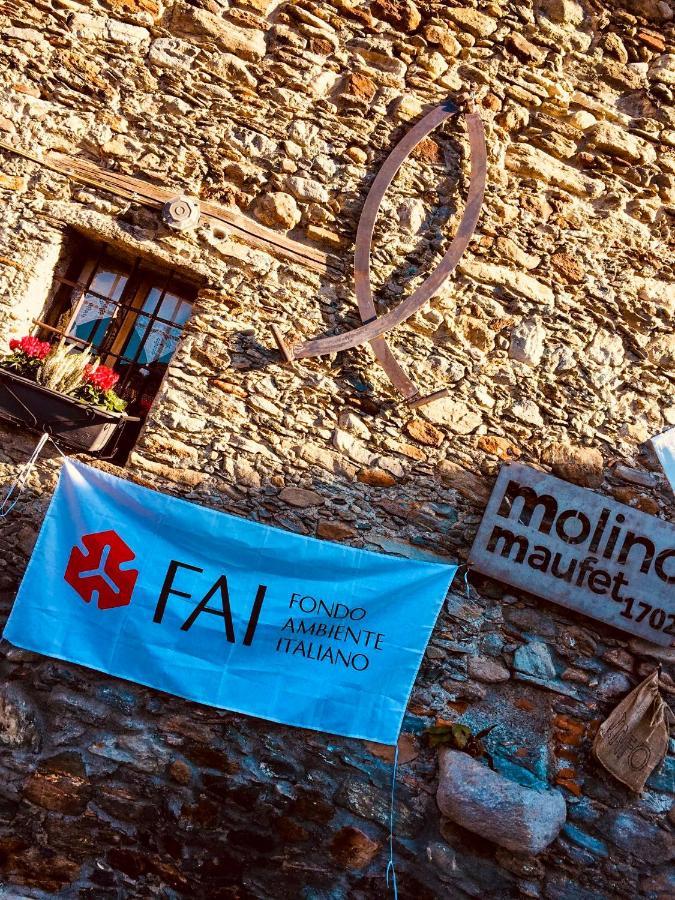 La Volta - Lake Como Heritage Home In Molino Maufet Watermill - Patio On The Garden 콜리코 외부 사진